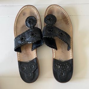 Jack Rogers Black Sandals